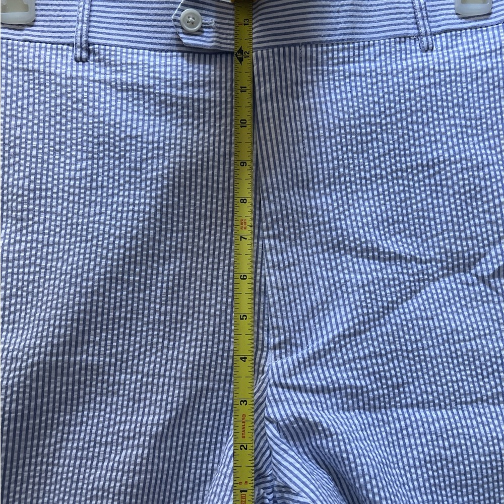 Adolfo 48R × 43W Seersucker 2 Piece Suit Blue Stripe
100% Cotton EUC - Picture 9 of 10